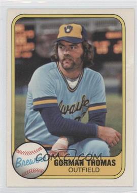 1981 Fleer - [Base] #507 - Gorman Thomas