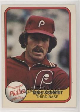 1981 Fleer - [Base] #5.1 - Mike Schmidt (Portrait)