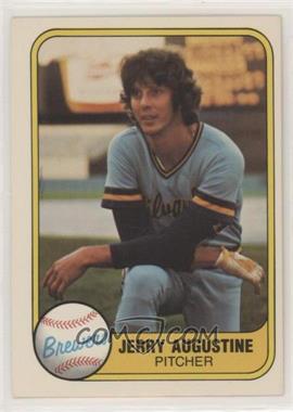 1981 Fleer - [Base] #514.1 - Billy Travers ("Jerry Augustine" on Front)