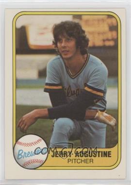 1981 Fleer - [Base] #514.1 - Billy Travers ("Jerry Augustine" on Front)