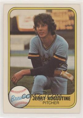 1981 Fleer - [Base] #514.1 - Billy Travers ("Jerry Augustine" on Front)