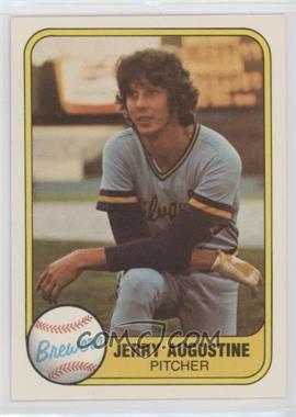 1981 Fleer - [Base] #514.1 - Billy Travers ("Jerry Augustine" on Front)