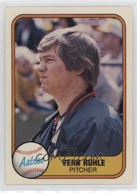 1981 Fleer - [Base] #53 - Vern Ruhle