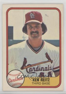 1981 Fleer - [Base] #530 - Ken Reitz [Noted]