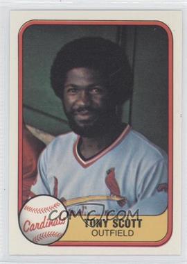 1981 Fleer - [Base] #531 - Tony Scott