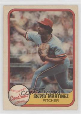 1981 Fleer - [Base] #546 - Silvio Martinez [Good to VG‑EX]