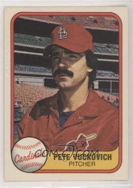 1981 Fleer - [Base] #547.1 - Don Hood ("Pete Vuckovich" on Front)