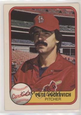 1981 Fleer - [Base] #547.1 - Don Hood ("Pete Vuckovich" on Front)