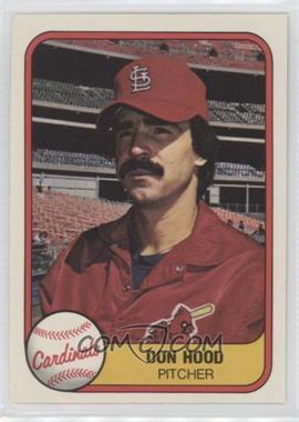 1981 Fleer - [Base] #547.2 - Don Hood ("Don Hood" on Front)