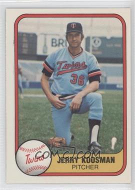 1981 Fleer - [Base] #552 - Jerry Koosman