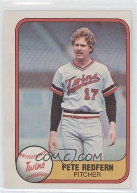 1981 Fleer - [Base] #560 - Pete Redfern