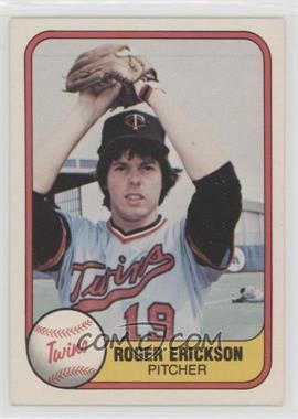 1981 Fleer - [Base] #561 - Roger Erickson