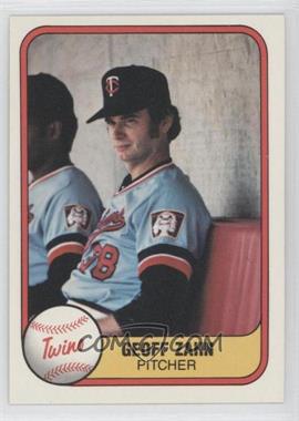 1981 Fleer - [Base] #564 - Geoff Zahn