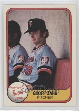 1981 Fleer - [Base] #564 - Geoff Zahn