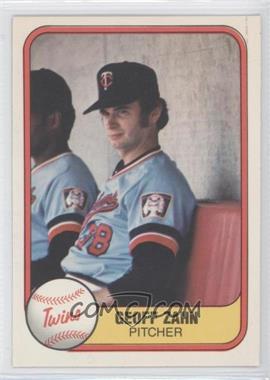 1981 Fleer - [Base] #564 - Geoff Zahn