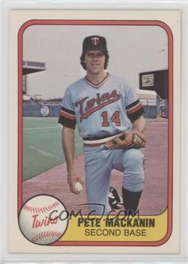 1981 Fleer - [Base] #565 - Pete Mackanin