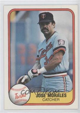 1981 Fleer - [Base] #571 - Jose Morales