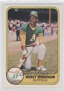 1981 Fleer - [Base] #574 - Rickey Henderson