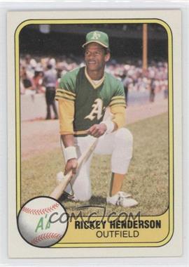 1981 Fleer - [Base] #574 - Rickey Henderson