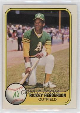 1981 Fleer - [Base] #574 - Rickey Henderson