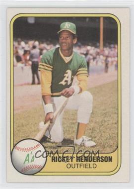 1981 Fleer - [Base] #574 - Rickey Henderson