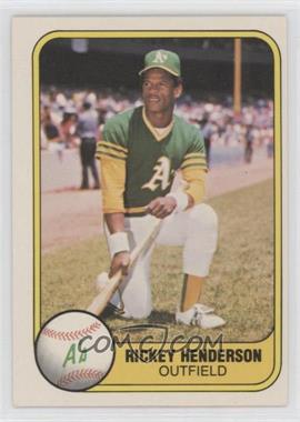 1981 Fleer - [Base] #574 - Rickey Henderson