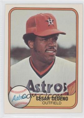 1981 Fleer - [Base] #59 - Cesar Cedeno