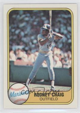 1981 Fleer - [Base] #597 - Rod Craig