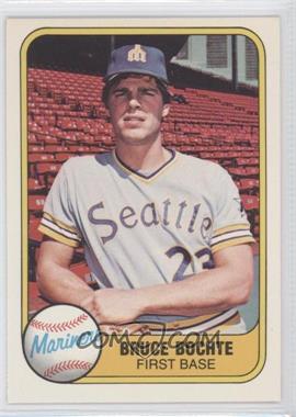 1981 Fleer - [Base] #600 - Bruce Bochte