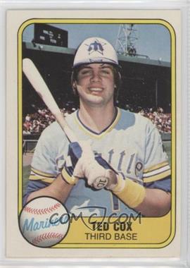 1981 Fleer - [Base] #602 - Ted Cox