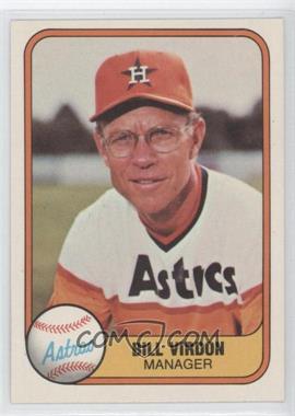 1981 Fleer - [Base] #61 - Bill Virdon