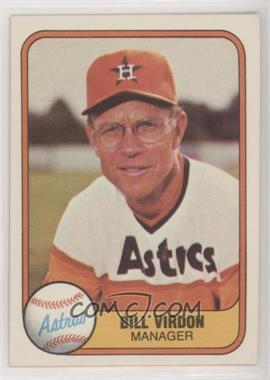 1981 Fleer - [Base] #61 - Bill Virdon