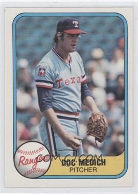 1981 Fleer - [Base] #627 - Doc Medich