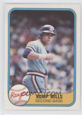 1981 Fleer - [Base] #628 - Bump Wills