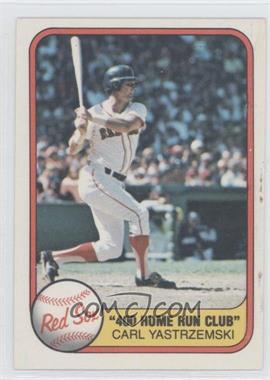 1981 Fleer - [Base] #638 - Carl Yastrzemski