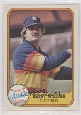 1981 Fleer - [Base] #66 - Denny Walling