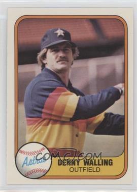 1981 Fleer - [Base] #66 - Denny Walling