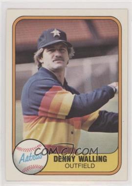 1981 Fleer - [Base] #66 - Denny Walling