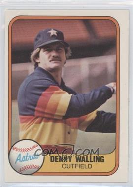 1981 Fleer - [Base] #66 - Denny Walling