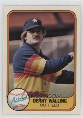 1981 Fleer - [Base] #66 - Denny Walling