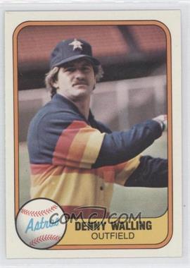 1981 Fleer - [Base] #66 - Denny Walling