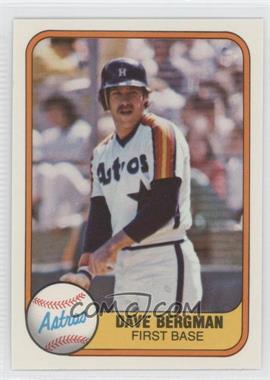 1981 Fleer - [Base] #76 - Dave Bergman