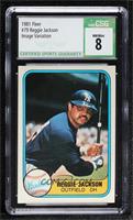 Reggie Jackson (Batting) [CSG 8 NM/Mint]