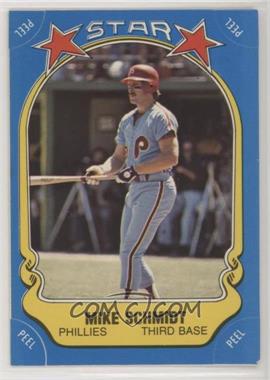 1981 Fleer Star Stickers - [Base] #_MISC - Mike Schmidt (Checklist Back)