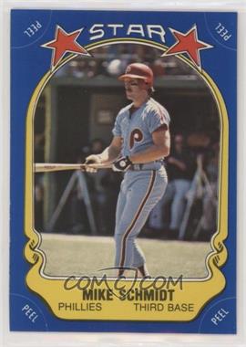 1981 Fleer Star Stickers - [Base] #_MISC - Mike Schmidt (Checklist Back)