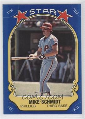 1981 Fleer Star Stickers - [Base] #_MISC - Mike Schmidt (Checklist Back)