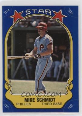 1981 Fleer Star Stickers - [Base] #_MISC - Mike Schmidt (Checklist Back)