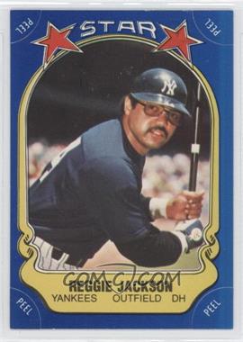 1981 Fleer Star Stickers - [Base] #_REJA - Reggie Jackson (Checklist Back)