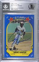 Andre Dawson [BAS BGS Authentic]