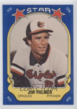 1981 Fleer Star Stickers - [Base] #124 - Jim Palmer